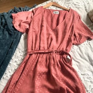 Dusty dark pink Show Me Your Mumu mini dress